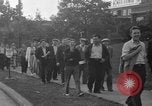 Image of picketing during a textile strike United States USA, 1936, second 16 stock footage video 65675047807
