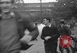 Image of picketing during a textile strike United States USA, 1936, second 32 stock footage video 65675047807