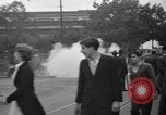 Image of picketing during a textile strike United States USA, 1936, second 33 stock footage video 65675047807