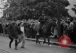 Image of picketing during a textile strike United States USA, 1936, second 37 stock footage video 65675047807