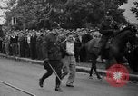 Image of picketing during a textile strike United States USA, 1936, second 38 stock footage video 65675047807