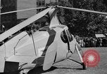 Image of autogyro lands in town United States USA, 1936, second 27 stock footage video 65675047810