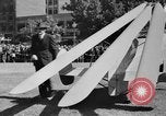 Image of autogyro lands in town United States USA, 1936, second 39 stock footage video 65675047810