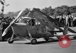 Image of autogyro lands in town United States USA, 1936, second 46 stock footage video 65675047810