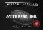 Image of football match South Bend Indiana USA, 1936, second 1 stock footage video 65675047812