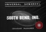 Image of football match South Bend Indiana USA, 1936, second 3 stock footage video 65675047812