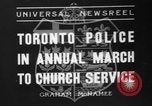 Image of Toronto police Toronto Ontario Canada, 1936, second 1 stock footage video 65675047813