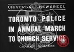 Image of Toronto police Toronto Ontario Canada, 1936, second 6 stock footage video 65675047813