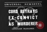 Immagine di Prove contro Giovanni Fiorenza in omicidio di Nancy Evans Titterton New York United States USA, 1936, secondo 21 filmato di repertorio 65675047814