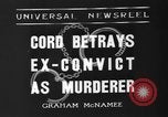 Immagine di Prove contro Giovanni Fiorenza in omicidio di Nancy Evans Titterton New York United States USA, 1936, secondo 22 filmato di repertorio 65675047814