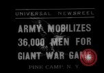 Immagine di Stati Uniti truppe Pine Camp New York USA, 1936, secondo 5 filmato di repertorio 65675047816