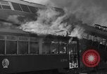 Image of obsolete trolley cars Oakland California USA, 1935, second 13 stock footage video 65675047821
