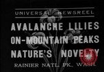 Image of Mount Rainer National Park Washington State United States USA, 1935, second 1 stock footage video 65675047822