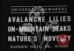 Image of Mount Rainer National Park Washington State United States USA, 1935, second 8 stock footage video 65675047822