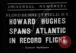 Image aviator Howard Hughes New York United States USA, 1938, de la seconde 3 séquences d'archives historiques vidéo 65675047824