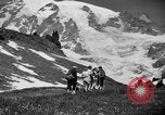 Image glissading Washington Mount Rainier National Park USA, 1938, de la seconde 12 séquences d'archives historiques vidéo 65675047826