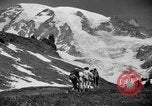 Image glissading Washington Mount Rainier National Park USA, 1938, de la seconde 13 séquences d'archives historiques vidéo 65675047826