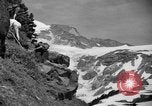 Image glissading Washington Mount Rainier National Park USA, 1938, de la seconde 18 séquences d'archives historiques vidéo 65675047826