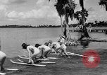 Image of water skiing Cypress Gardens Florida USA, 1946, second 7 stock footage video 65675047840