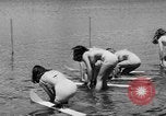 Image of water skiing Cypress Gardens Florida USA, 1946, second 8 stock footage video 65675047840