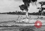 Image of water skiing Cypress Gardens Florida USA, 1946, second 24 stock footage video 65675047840