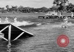 Image of water skiing Cypress Gardens Florida USA, 1946, second 35 stock footage video 65675047840