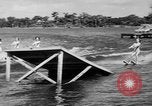 Image of water skiing Cypress Gardens Florida USA, 1946, second 36 stock footage video 65675047840