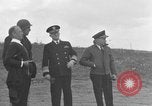 Standbild Admiral Harold Rainfold stark Normandie Frankreich, 1944, aus Sekunde 35 historischem Filmmaterial Videoclip 65675047851