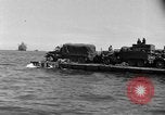 Image of rhino barge Normandy France, 1944, second 8 stock footage video 65675047862