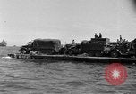 Image of rhino barge Normandy France, 1944, second 9 stock footage video 65675047862