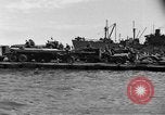Image of rhino barge Normandy France, 1944, second 21 stock footage video 65675047862