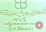 Standbild Hitlers Begleiter Eva Braun Berchtesgaden Deutschland, 1940, aus Sekunde 3 historischem Filmmaterial Videoclip 65675047921
