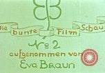 Standbild Hitlers Begleiter Eva Braun Berchtesgaden Deutschland, 1940, aus Sekunde 5 historischem Filmmaterial Videoclip 65675047921