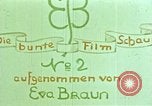 Standbild Hitlers Begleiter Eva Braun Berchtesgaden Deutschland, 1940, aus Sekunde 6 historischem Filmmaterial Videoclip 65675047921