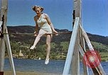 Standbild Hitlers Begleiter Eva Braun Berchtesgaden Deutschland, 1940, aus Sekunde 22 historischem Filmmaterial Videoclip 65675047921