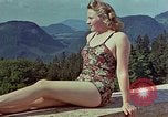 Immagine di Hitler's companion Eva Braun Berchtesgaden Germania, 1940, secondo 56 filmato di repertorio 65675047927