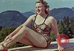 Immagine di Hitler's companion Eva Braun Berchtesgaden Germania, 1940, secondo 60 filmato di repertorio 65675047927