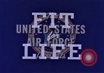 Image of Film appeals to USAF personnel to improve physical fitness United States USA, 1964, second 17 stock footage video 65675048114