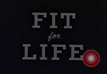 Image of Film appeals to USAF personnel to improve physical fitness United States USA, 1964, second 22 stock footage video 65675048114