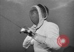 Standbild Fechten Veranstaltungen 1936 Olympics Berlin Deutschland, 1936, aus Sekunde 35 historischem Filmmaterial Videoclip 65675048123
