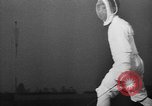Standbild Fechten Veranstaltungen 1936 Olympics Berlin Deutschland, 1936, aus Sekunde 41 historischem Filmmaterial Videoclip 65675048123