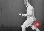 Standbild Fechten Veranstaltungen 1936 Olympics Berlin Deutschland, 1936, aus Sekunde 42 historischem Filmmaterial Videoclip 65675048123