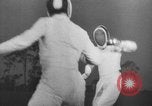 Standbild Fechten Veranstaltungen 1936 Olympics Berlin Deutschland, 1936, aus Sekunde 51 historischem Filmmaterial Videoclip 65675048123