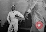 Standbild Fechten Veranstaltungen 1936 Olympics Berlin Deutschland, 1936, aus Sekunde 56 historischem Filmmaterial Videoclip 65675048123