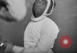 Standbild Fechten Veranstaltungen 1936 Olympics Berlin Deutschland, 1936, aus Sekunde 61 historischem Filmmaterial Videoclip 65675048123