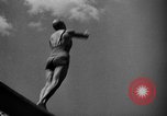 Image of 1936 Olympics womens springboard diving Berlin Germany, 1936, second 48 stock footage video 65675048127