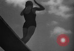 Image of 1936 Olympics womens springboard diving Berlin Germany, 1936, second 58 stock footage video 65675048127