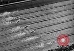 Image of 1936 Olympics Womens 100 meter swim Berlin Germany, 1936, second 25 stock footage video 65675048130