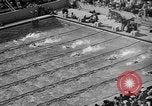 Image of 1936 Olympics Womens 100 meter swim Berlin Germany, 1936, second 41 stock footage video 65675048130