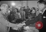Image of Howard Hughes arrives in Douglas B-23 Dragon aircraft Washington DC USA, 1947, second 8 stock footage video 65675048172